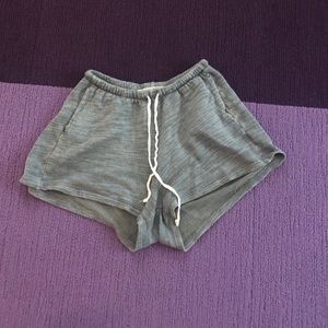 gray lounge shorts